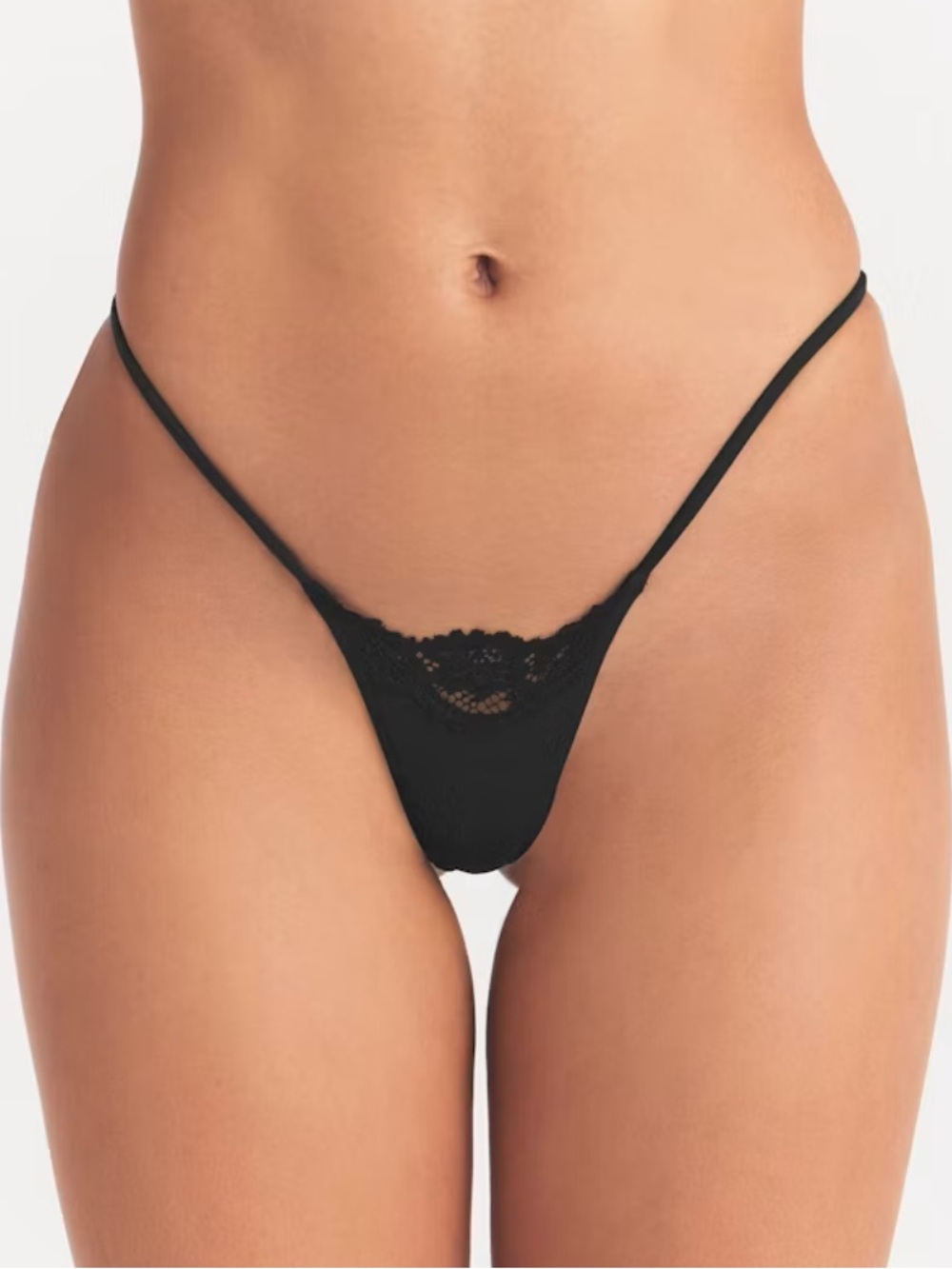 SKIMS Fits Everybody Lace String Thong Panty S